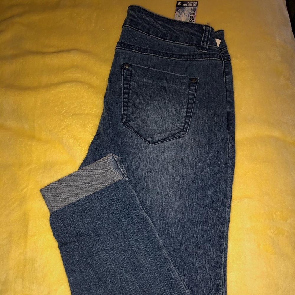 high waisted ankle jeans juniors size 9